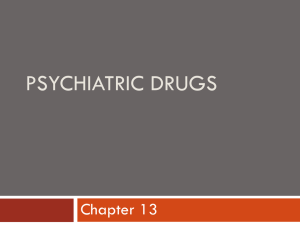 Psychiatric Drugs - People Server at UNCW