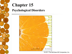 Psychological Disorders