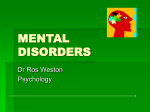 MENTAL DISORDERS