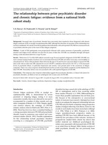 The relationship between prior psychiatric disorder