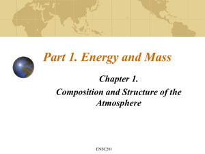 Understanding Weather and Climate Ch 1