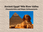 Ancient Egypt Nile River Valley KEY 2013