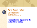 From Prehistory to the First River