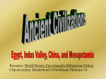 Ancient Civilizations - An Online Resource Guide for