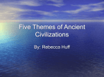 Five Themes of Ancient Civilizations