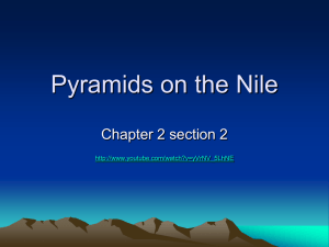 Pyramids on the Nile