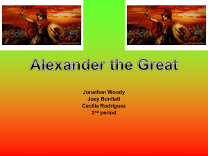 Alexander the Great - SouthsideHighSchool