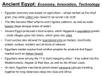 Egyptian Economy - Colts Neck Township Schools