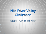 Nile River Valley Civilization