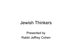 Jewish Thinkers