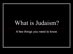 What is Judaism?