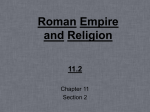Roman Empire and Religion