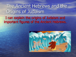 Chapter 11 The Ancient Hebrews