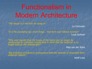 09 Functionalism in Modern Architecture