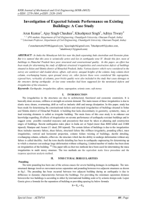 Investigation of Expected Seismic Performance on Existing Buildings: A Case Study