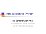 Introduction to Python