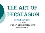 The Art of Persuasion