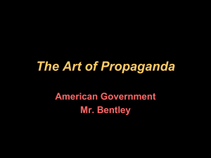 The Art of Propaganda