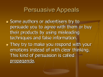 Persuasive Appeals