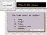 Why People Create Art