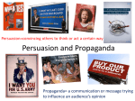 Persuasion and Propaganda - Moshannon Valley School