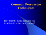 Persuasive Techniques Notes