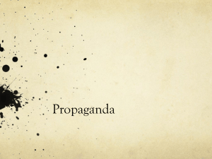 Propaganda - CTCE Moodle