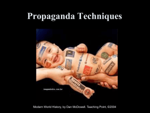 9:2 Propaganda Techniques