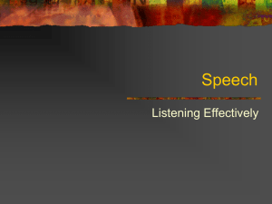 listening effectively