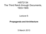Propaganda and Architecture