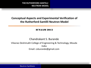 The Neutron Spin - The RM Santilli Foundation