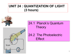 photoelectric effect