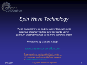 Spin Wave Technology