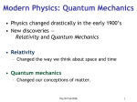 Modern Physics: Quantum Mechanics