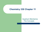 Chemistry 330 Chapter 11