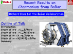 Recent Results on Charmonium from BaBar