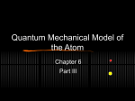 Quantum numbers