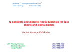 Kazakov - From Sigma Models to Four-dimensional QFT