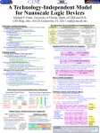 A Technology-Independent Model for Nanoscale Logic Devices