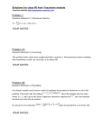 Solutions for class #5 from Yosumism website Problem 1: Problem 27: YOUR NOTES: