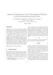 Quantum Complementarity for the Superconducting Condensate and the Resulting Electrodynamic Duality. Abstract