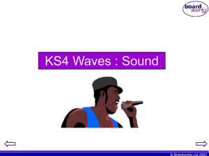 KS4 Waves : Sound - sciencelanguagegallery