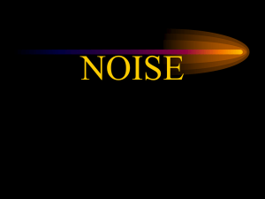 Sound and Noise