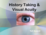 History Taking & Visual Acuity