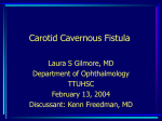 Carotid Cavernous Fistula