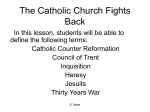 The Catholic Church Fights Back