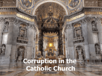 Corruption in the Catholic Church