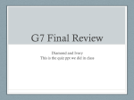 G7 Final Review Questions iLearn
