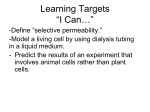 Membrane Transport Lab