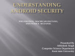 Android OS Security - Computer Science